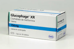 Glucophage Xr 750 Mg Tab 30