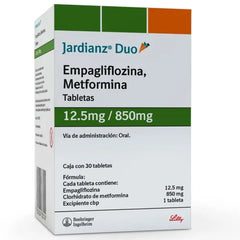 Jardianz Duo 12.5 850Mg Tab 30