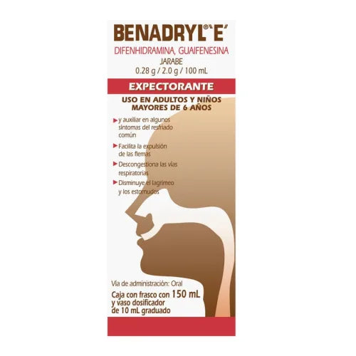 Benadryl-E  Jarabe 150 Ml