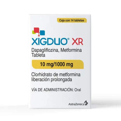 Xigduo Xr 10 1000Mg Tabs 14