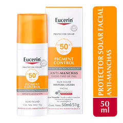 Eucerin Sun Fluid Pigment Control Fps50+ 50Ml