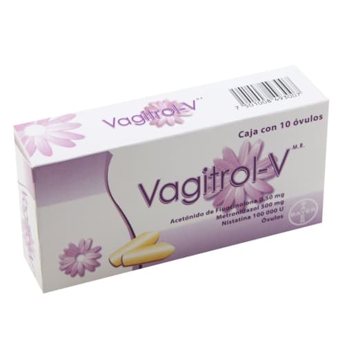 Vagitrol "V" C 10 Ovulos