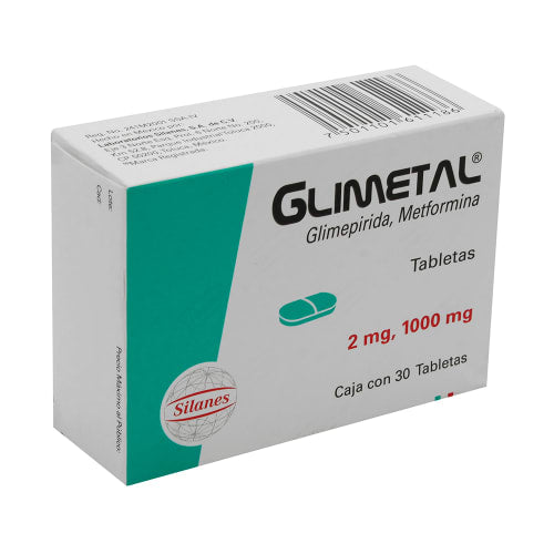 Glimetal 1000 2Mg Tab 30