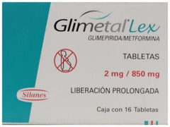 Glimetal-Lex 850/2 Mg Tab 16