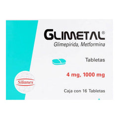 Glimetal 1000/4Mg Tab C/16