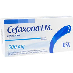 Cefaxona I M 500 Mg F A ¥622