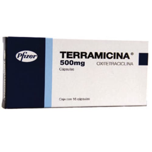 Terramicina 500 Mg C/16 Caps