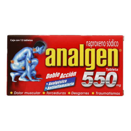 Analgen 550 Mg 12 Tab