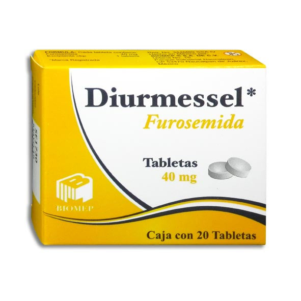 Diurmessel 40mg C/20t Furosemi