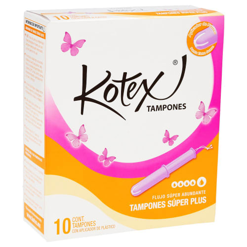 Tampones Kotex Super Plus C 10