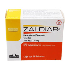 Zaldiar 325 37.5 Mg Tab 50