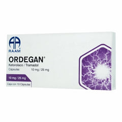 Ordegan 10/25mg C/10 Ket-tram
