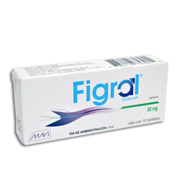 Figral 50mg C/10t Sildenafil