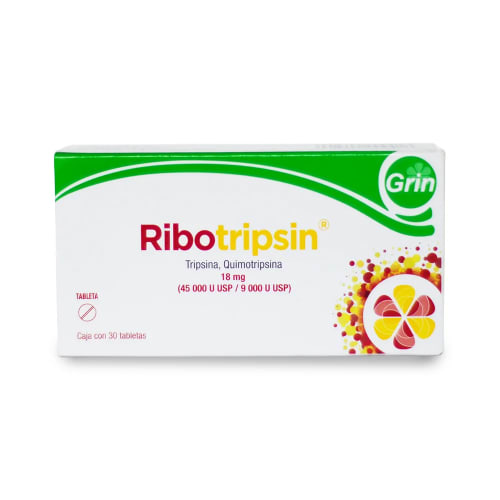 Ribotripsin 18 Mg 30 Tab